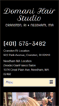 Mobile Screenshot of domanihairstudio.com